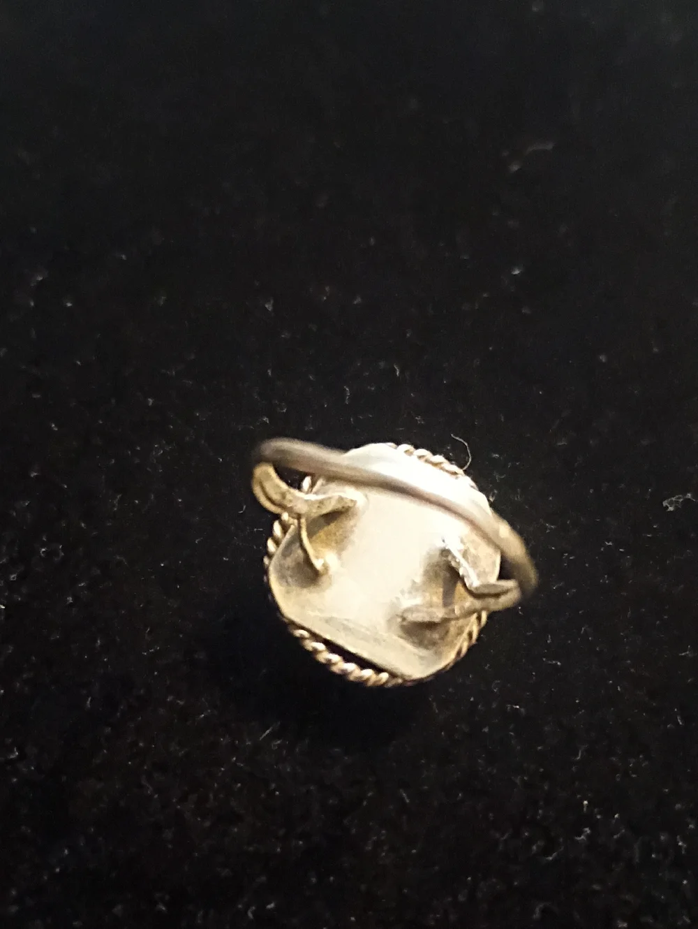 Authentic Small Native American-Navajo Turquoise And Sterling Silver Ring - Picture 5 of 9